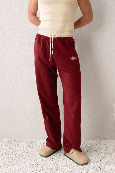 Hiccup GIESTO Pantaloni bărbați din tricot bumbac, drepți