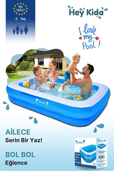 St Morritz Heykida Swim Safe Dikdörtgen Havuz 262x175x50cm - Fiyatı, Yorumları