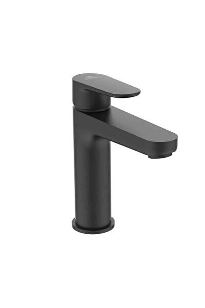 İdeal Standard Baterie de lavoar negru mat Cerafine O – cu ventil click-clack