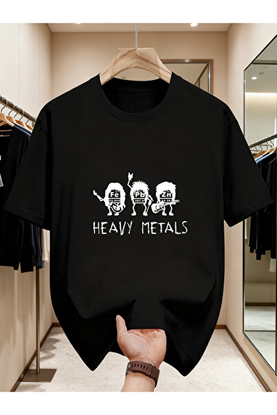 121 Men's Casual Fun T-Shirt, Heavy Metal Chemistry Band Design, Summer Cloth...