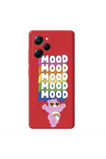 Other Xiaomi Poco X5 Pro Mood Red Colored Silicone TPU Θήκη
