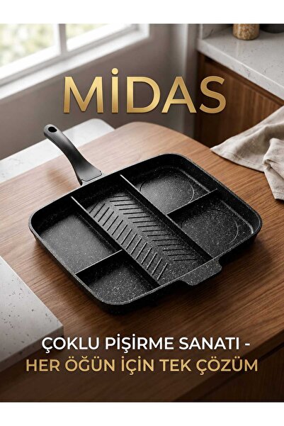 Midas Multi-Purpose Camping Pan with 5 Compartments 37X30