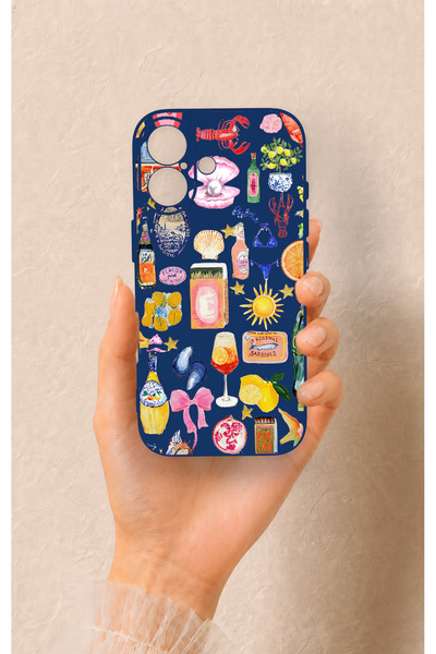 Vip Case iPhone 17 Uyumlu Summer Desenli Silikon Kılıf