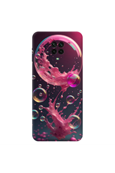 Other Xiaomi Redmi Note 9S Pink balloon Transparent Silicone TPU Θήκη