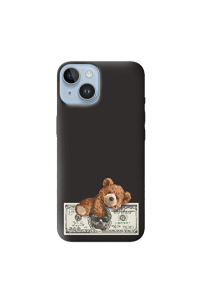 Other Apple iPhone 14 Plus Money Style Black Colored Silicone TPU Θήκη