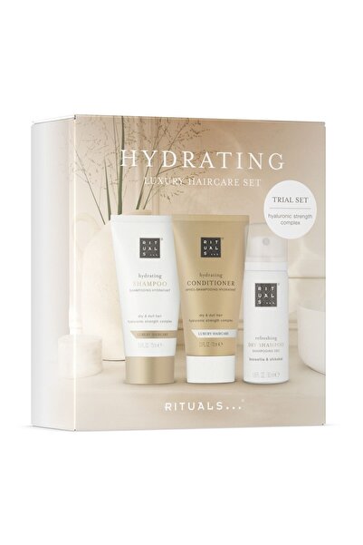 Rituals Set de lux pentru îngrijirea părului: Șampon hidratant 70ml, Balsam 7...