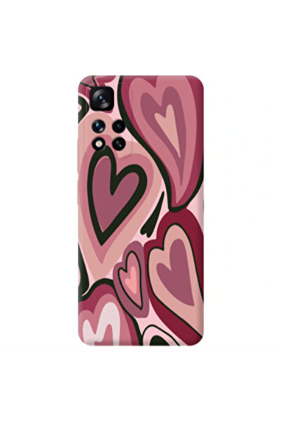 Other Xiaomi Redmi Note 11 Pro 5G Mix Heart Transparent Silicone TPU Θήκη
