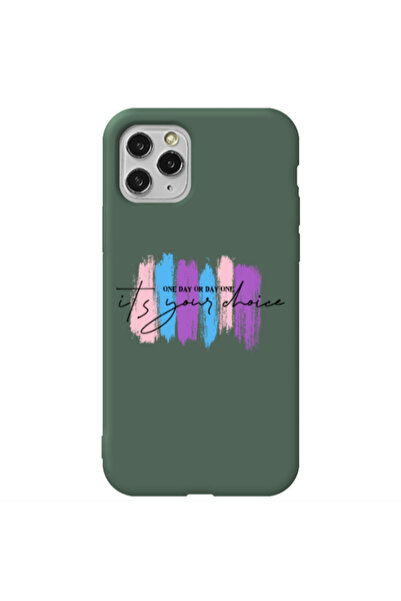 Other Apple iPhone 11 Pro Max One Day Or Day One Dark Green Colored Silicone ...