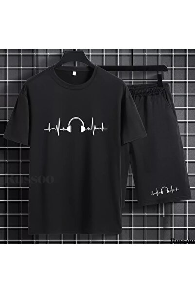 ZEMLİYA Sara Unisex Oversize Shorts Set Short Sleeve T-Shirt Comfortable Fit ...