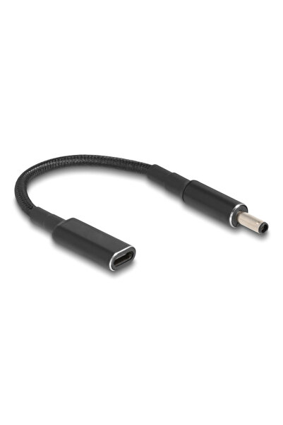 POWERTECH καλώδιο τροφοδοσίας CAB-UC072, USB-C σε Dell 4.5x3.0mm, μαύρο
