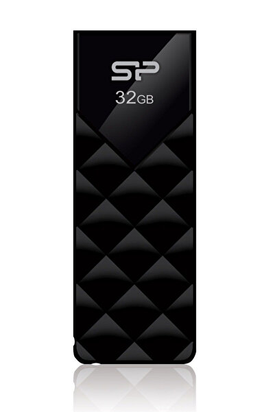 Silicon Power USB Flash Ultima U03, 32GB, USB 2.0, μαύρο