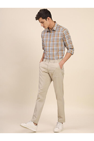 Dennis Lingo By Styli Men Mid-Rise Comfort Slim Fit Pants