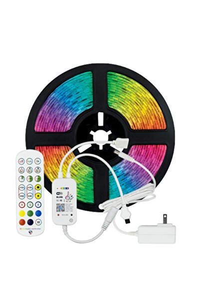 EUROLAMP ΚΙΤ ΤΑΙΝΙΑΣ LED 5 ΜΕΤΡΑ RGB 12 V + ΤΡΟΦΟΔΟΤΙΚΟ + ΕΛΕΓΧΟΣ WIFI ΜΕ ΜΟΥ...