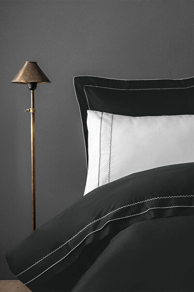 İssimo Home Magnolia Dark Toned Craft 300 TC (120 Tel) Pamuk Saten Nevresim T...