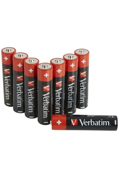 Verbatim Baterii alcaline AAA LR03 1.5V Pachet de 8