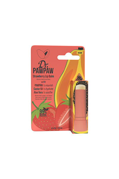 Dr.Pawpaw Βάλσαμο χειλιών, με γεύση φράουλα και παπάγια, καστορέλαιο και αλόη...