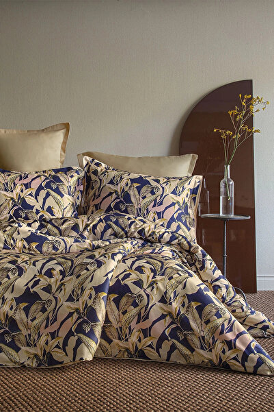 İssimo Home Brera 210 TC (83 Tel) Dijital Pamuk Saten Nevresim Takımı King Size