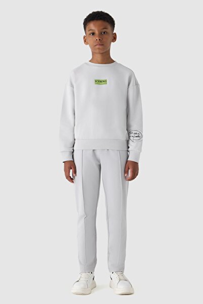 Iceberg Erkek Çocuk Gri Sweatshirt