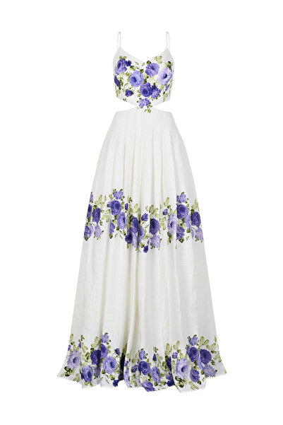 Urban Muse Aster Maxi Keten Elbise