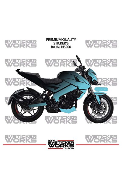 ARONA ملصق تزيين BAJAJ NS200 ثنائي اللون، طقم جاهز لتزيين المحرك، عالي الجودة