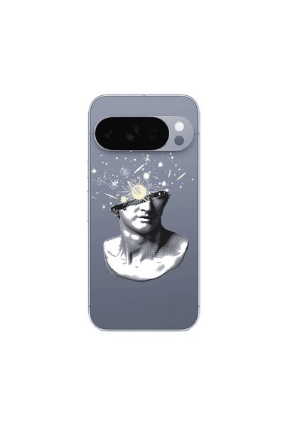 Other Google Pixel 10 Pro Space Statue Transparent Silicone TPU Θήκη