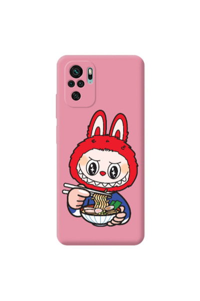 Other Xiaomi Redmi Note 10S Labubu 1 Pink Colored Silicone TPU Θήκη