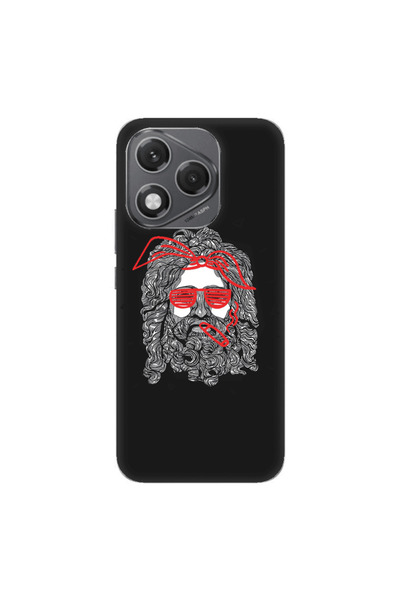 Other Honor 400 Lite Cool glasses Black Colored Silicone TPU Θήκη
