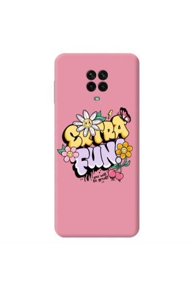 Other Xiaomi Redmi Note 9 Pro Extra Fun Pink Colored Silicone TPU Θήκη
