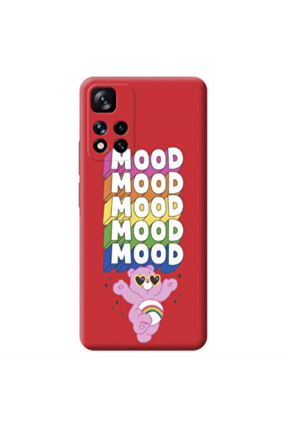 Other Xiaomi Redmi Note 11 Pro 5G Mood Red Colored Silicone TPU Θήκη