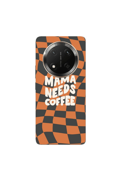 Other Honor Magic 7 Lite Mama needs coffee Transparent Silicone TPU Θήκη