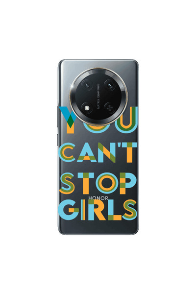 Other Honor Magic 7 Lite You Cant Stop Girls Transparent Silicone TPU Θήκη