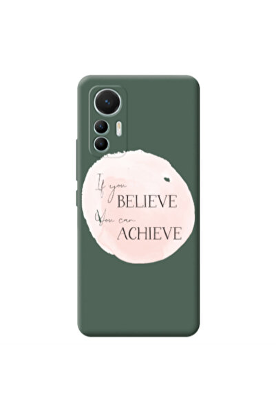 Other Xiaomi Mi 12 Lite If You Believe Dark Green Colored Silicone TPU Θήκη
