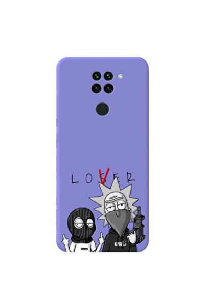Other Xiaomi Redmi Note 9 Rick Loser Purple Colored Silicone TPU Θήκη