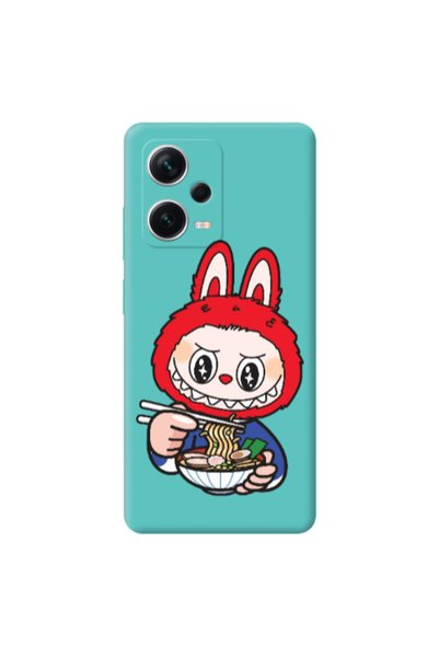 Other Xiaomi Poco X5 Labubu 1 Turquoise Colored Silicone TPU Θήκη