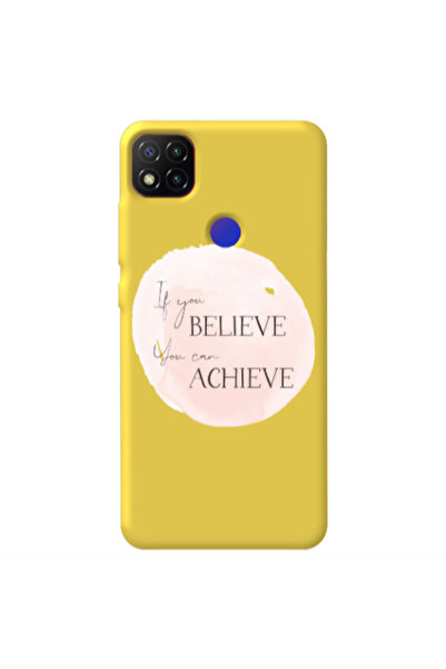 Other Xiaomi Redmi 9c If You Believe Yellow Colored Silicone TPU Θήκη