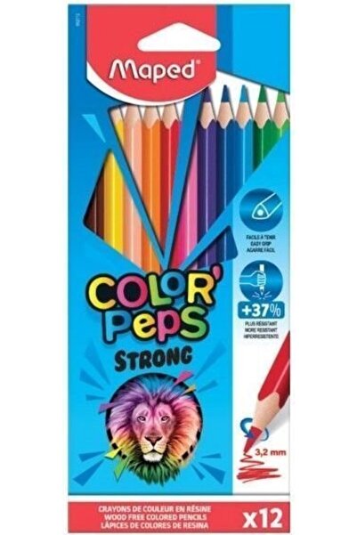 Maped Χρωματιστά Μολύβια Color Peps Δυνατά 12 Χρώματα (862712)