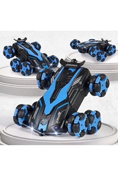 Blue Toys Τηλεκατευθυνόμενο Ακροβατικό Αυτοκίνητο με 6 Τροχούς, Μπαταρία και ...
