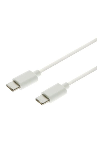 GREEN MOUSE Καλώδιο USB-C σε USB-C για Φόρτιση και Μεταφορά Δεδομένων 1μ Λευκ...