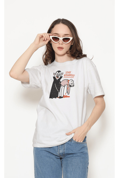 buzagi tasarım ürünleri The Communist Party Unisex White Regular T-Shirt