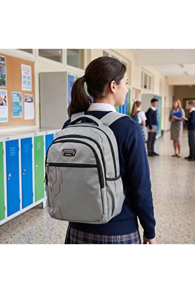 benitto kids Relaxion Αδιάβροχο Υφασμάτινο Σχολικό Σακίδιο Ταξιδιού με Μεγάλο...