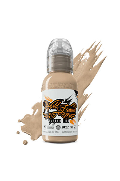 world famous Ink Santucci Cappuccino Skin Tone Ten Rengi Dövme Boyası 1oz - 30ml