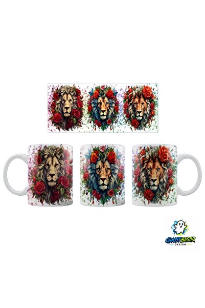 Ghostbastır Design Aslan Kupa Bardak |   Single Piece K0150