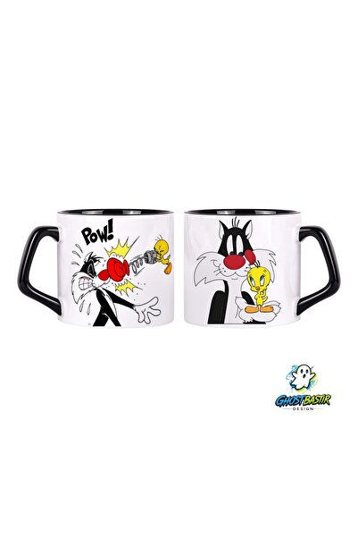Ghostbastır Design Tweety and Sylvestre Mug Cup |   Single Piece 0865