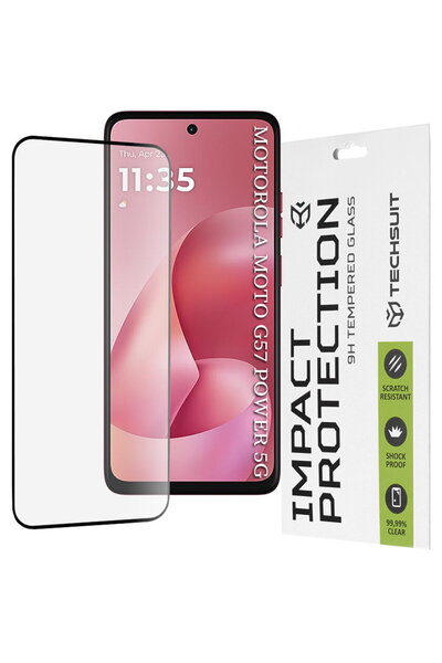 Techsuit Folie pentru Motorola Moto G57 Power / G67 Power - 111D Full Cover /...