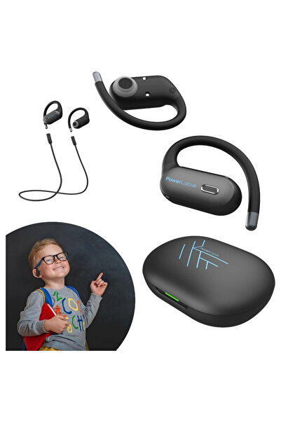 PowerLocus PWL-JUMPY-BLUE, Autonomie 30 ore, Bluetooth 5.3, Albastru/Negru