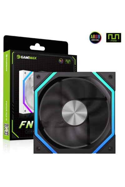 GAMEMAX FN12A-N2 ARGB PWM Invers Negru