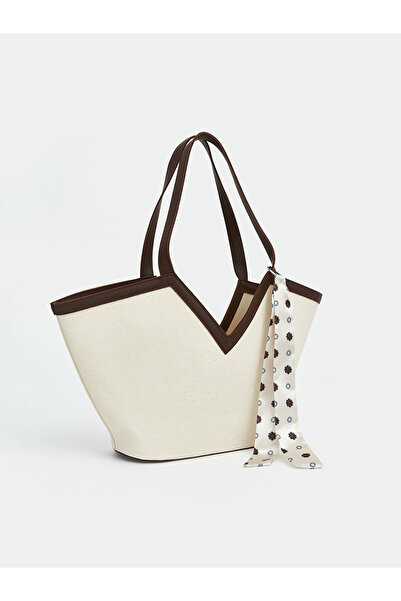 LC Waikiki Vizyon New Season Canvas Women's Shoulder Bag
