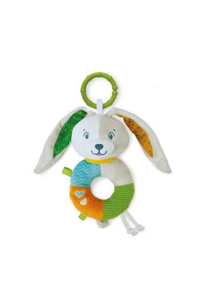 CLEMENTONI AS Baby Lovely Soft Bunny Rattle (1000-17787)