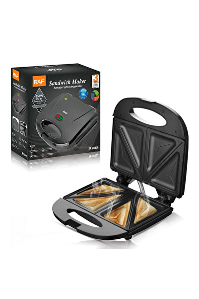 raf Sandwich Maker Toaster, Household Breakfast Maker, 750W Equipped With Non...