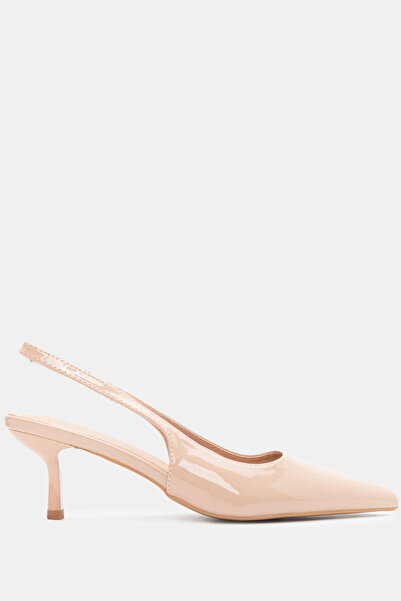 Luigi Μυτερές γόβες slingback με λάστιχο - Νουντ - 39